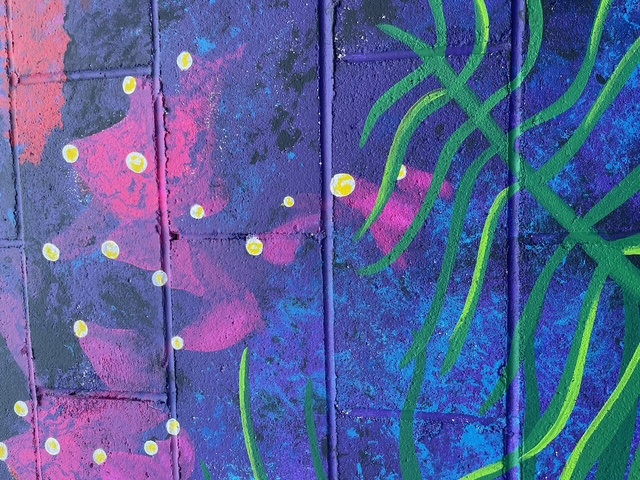 Murray the octopus mural, view 18.